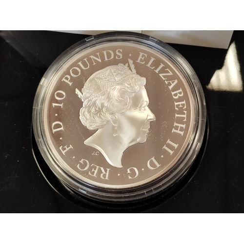 812 - 2022 Britannia 5oz boxed silver proof FDC from the Royal Mint. (T)