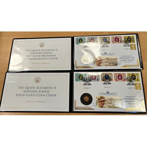 831 - Collection from Westminster with 9ct gold 1g coin covers (6), silver crown size (19) etc. plus simil... 