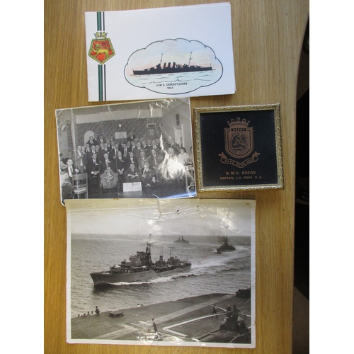 84 - WW2 1939-1945, Africa, Burma, Italy, France and Germany Stars, BWM and QEII Royal Navy LSGC to K.929... 