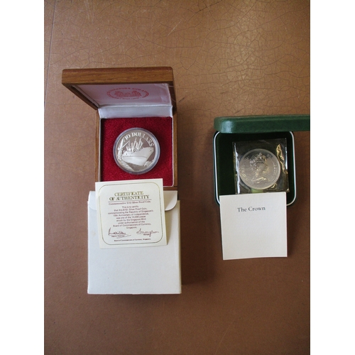 876 - World collection in 2 albums and loose with Canada $1 1964 uncirculated, boxed silver proofs FDC Pan... 