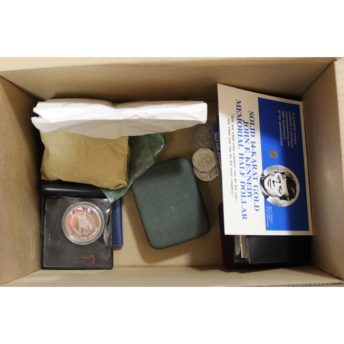 893 - Collection including GB crowns circulated and commemorative plus world ranges from Canada, France, G... 