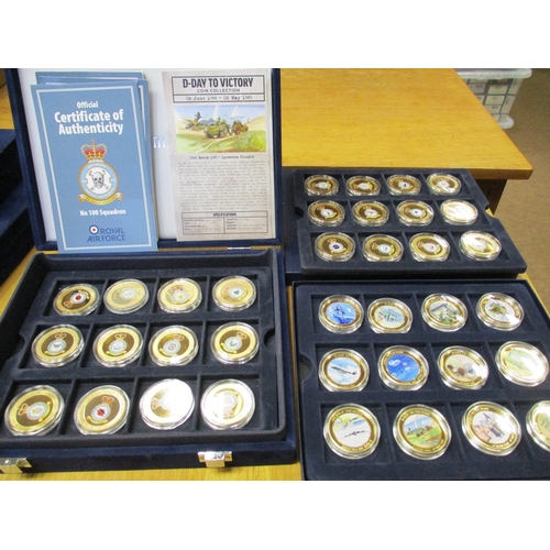 906 - Collection of commemorative proofs in Westminster cases including Cook Is 2014 CuNi $1 (12), Guernse... 