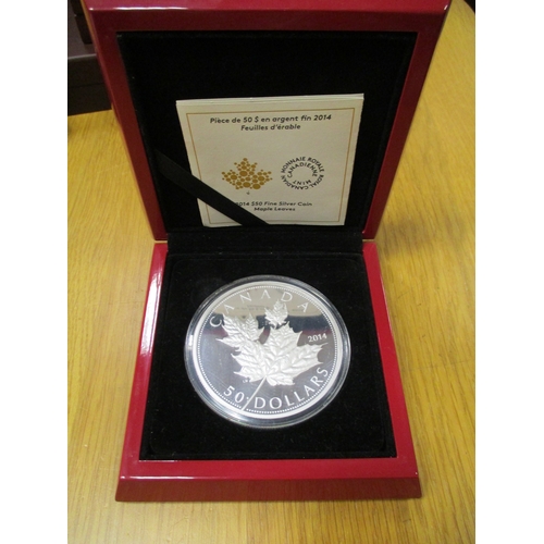 910 - Canada. 2014 silver $50 proof FDC. (R)