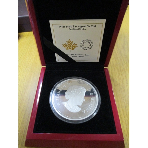 910 - Canada. 2014 silver $50 proof FDC. (R)