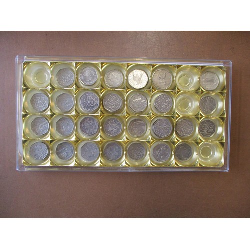 764 - 1997-2020 collection of 50p's (110) and £2's (78), taken from circulation generally very fine or bet... 