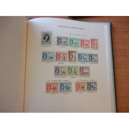 10 - BC QEII, Seychelles-Somaliland mounted mint coln in 1 SG New Age album, incl Seychelles 1954-6 set, ... 