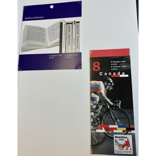 102 - Canada. 1987-2008 M/U coln in 5 ring binders incl used commems and 1987-2003 range of UM bklts. (½B)