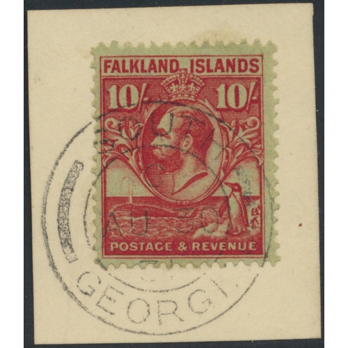 104 - Falkland Islands. QV-QEII M/U coln on stockleaves, incl 1878-79 1/- bistre-brown block of 4 UM, 1898... 