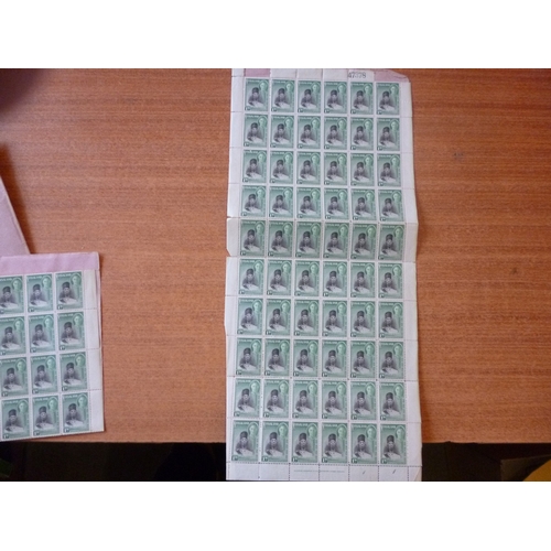 115 - Nyasaland. KGVI-QEII M/U loose range with mint issues in envelopes, mint blocks (mostly with folding... 