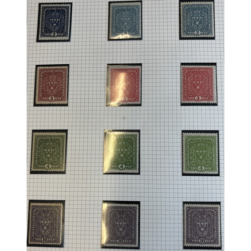 120 - Austria. Early to modern M/U coln in 5 albums incl a range of pre-stamp and post stamp covers and en... 