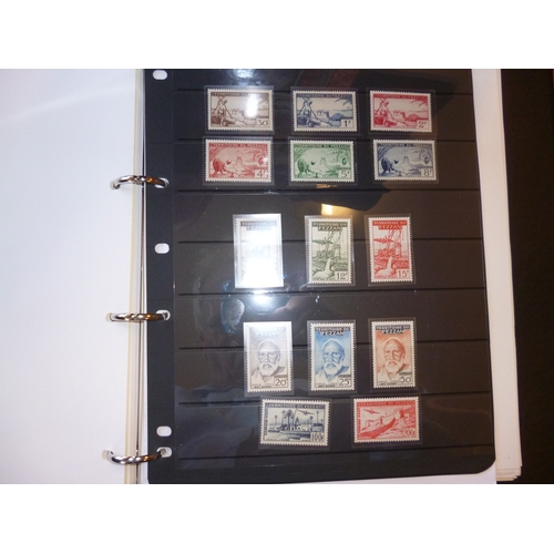 136 - French Colonies. M/U coln in 5 ring binders, incl General issues 1859-70 vals to 80c U, with various... 