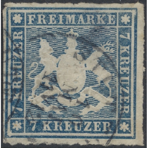 141 - German States. M/U coln in 1 stockbook which is a nice collection of these difficult issues in above... 