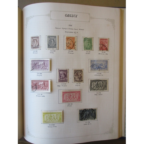 151 - Greece. Early to modern M/U coln in stockbooks, incl early Hermes issues with various shades noted a... 