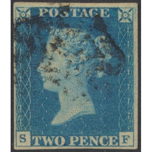 164 - QV-QEII M/U coln in 2 SG Simplex albums, incl 1840 1d black 4 margins U, 2d blue 4 margins U, Surfac... 