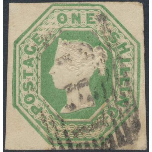 165 - QV-QEII, M/U coln on Hagner leaves, incl 1840 1d black unused, with 4 margins though cut into at lef... 