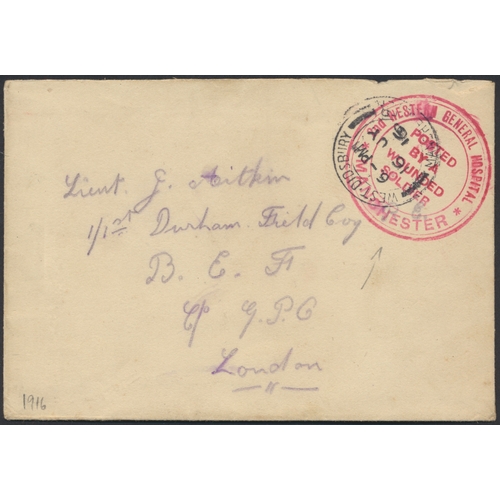 194 - Manchester. QV-KEVII seln, incl 1903 and 1905 Manchester PPCs (x2) with scarce 'POSTED IN ADVANCE / ... 