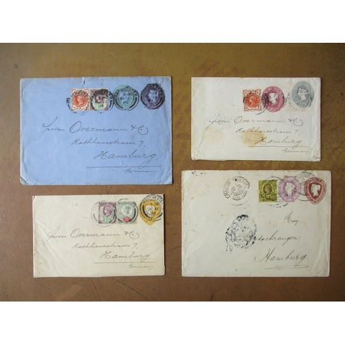 194 - Manchester. QV-KEVII seln, incl 1903 and 1905 Manchester PPCs (x2) with scarce 'POSTED IN ADVANCE / ... 