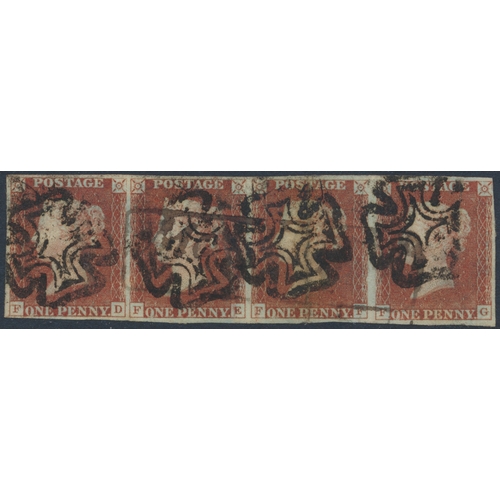 199 - QV, Postal material with Manchester postmarks incl 1d Mulready with a red M/C and Sep 1840 Mancheste... 