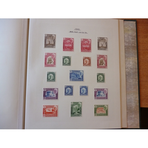 25 - BC, QV-QEII M/U coln in albums, stockbooks, on album leaves, and loose. Incl Aden 1951 surch set M, ... 