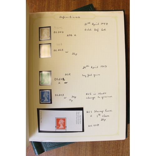 256 - A UM coln in 2 SG Simplex albums of Regional defins and Machins. Face value £567. (2V)