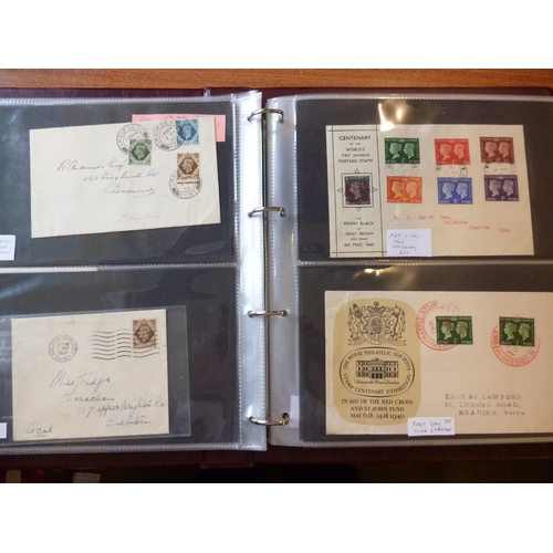 312 - FDCs in 1 ring binder from 1924 to 1962 incl 1935 SJ with 4 vals (somewhat untidy), 1936 10th Dec 4 ... 