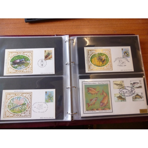 319 - FDCs in 6 albums from 1950s to 2021 incl some Benhams, Cotswolds, 4 albums of WWF FDCs, also 2 album... 