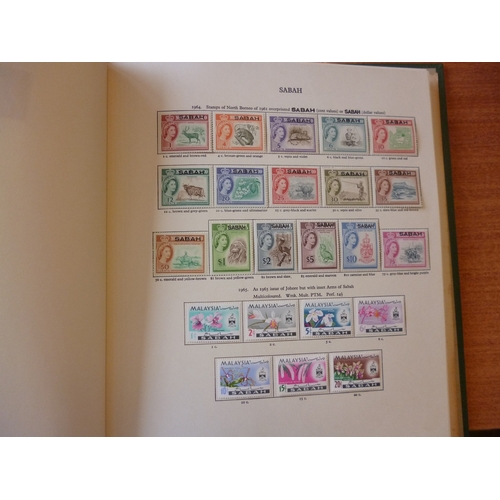 8 - BC QEII, Rhodesia-Selangor mounted mint coln in 1 SG New Age album, incl Rhodesia 1966 set, plus fur... 