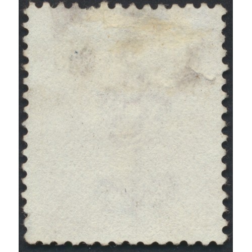 210 - 1867-80 2/- brown, unused, off-centre, pulled perf at top, and with major thinning, though a present... 