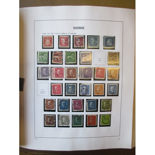 50 - Europe misc early to modern M/U coln in albums and stockbooks. Denmark and Sweden ranges in SG Davo ... 