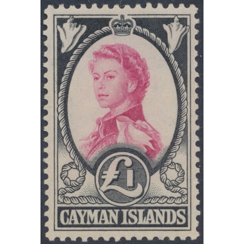 113 - Cayman Islands. Coln M on stockbook pages, incl 1902-5 vals to 1/-, 1907 5/-, 1907-9 vals to 10/-, 1... 