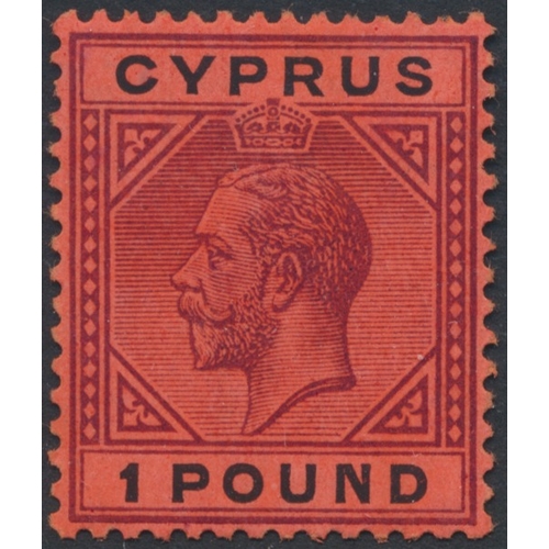 114 - Cyprus. Coln M in 1 stockbook, incl 1880 ovptd 1d red plate 217, 2½d rosy mauve  plate 14x 3,1892-4 ... 