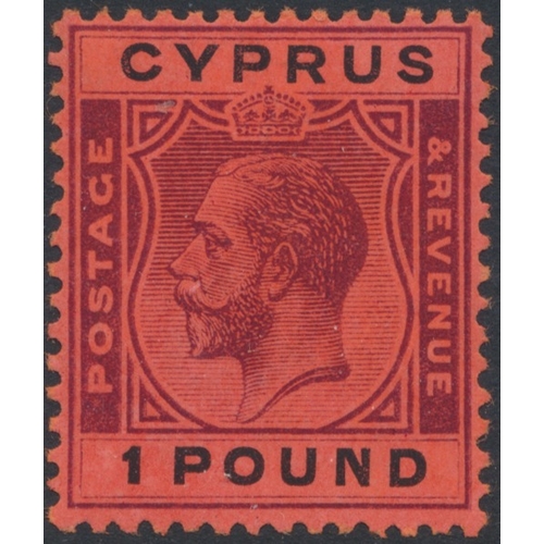 114 - Cyprus. Coln M in 1 stockbook, incl 1880 ovptd 1d red plate 217, 2½d rosy mauve  plate 14x 3,1892-4 ... 