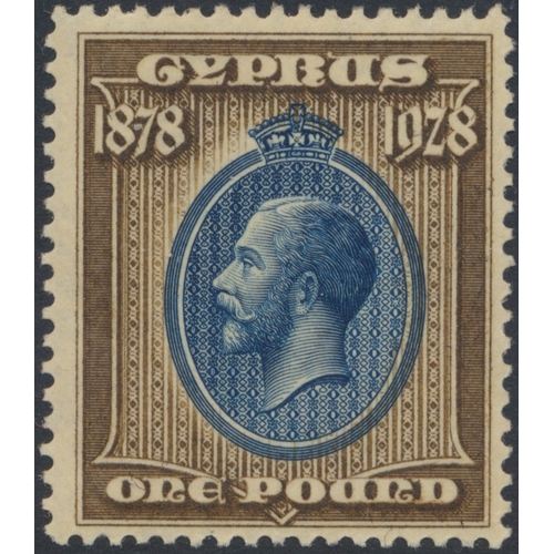 114 - Cyprus. Coln M in 1 stockbook, incl 1880 ovptd 1d red plate 217, 2½d rosy mauve  plate 14x 3,1892-4 ... 