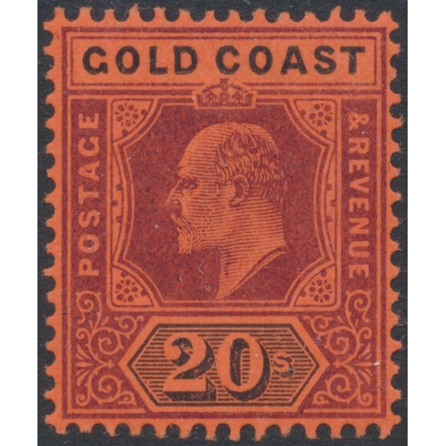 123 - Gold Coast. Mint/unused coln on stockpages, incl 1876-4 ½d olive-yellow unused, 1884-91 vals to 1/-,... 