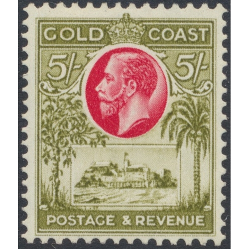 123 - Gold Coast. Mint/unused coln on stockpages, incl 1876-4 ½d olive-yellow unused, 1884-91 vals to 1/-,... 