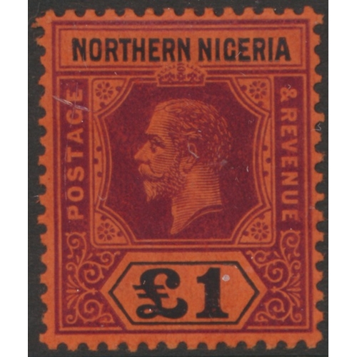 135 - Nigerias. M coln on stockbook pages, incl Lagos 1887-02 vals to 1/-, 1904-6 vals to 1/-, Niger Coast... 