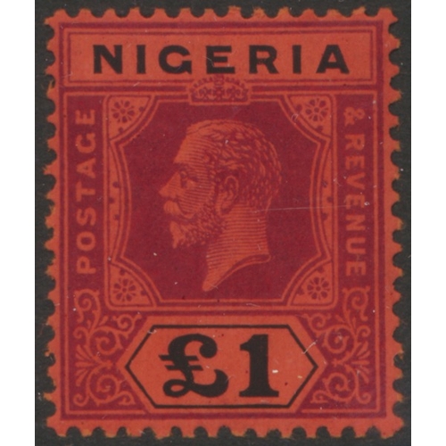 135 - Nigerias. M coln on stockbook pages, incl Lagos 1887-02 vals to 1/-, 1904-6 vals to 1/-, Niger Coast... 