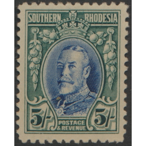 139 - Rhodesia. Mint/mused coln on stock book pages incl 1896-7 vals to 10/- unused with lower vals with l... 