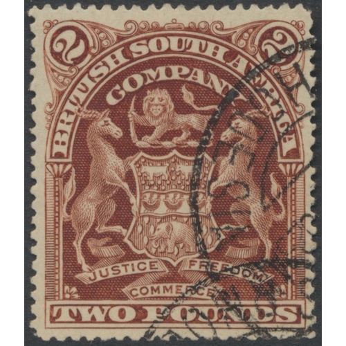 140 - Rhodesias. QV-QEII M/U coln, incl Northern Rhodesia 1925-29 vals to 10/- U, Nyasaland 1895 2/6d U; R... 