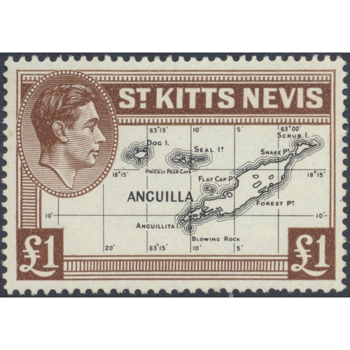 144 - St Kitts-Nevis. Coln M in a stockbook, incl Nevis 1882-90 vals to 2½d Ultramarine, St Kitts-Nevis 19... 