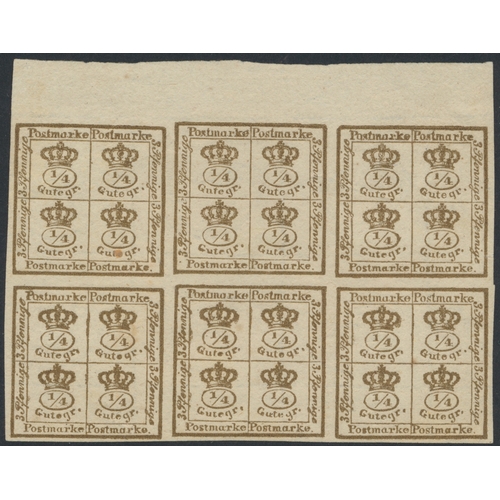 167 - German States. M/U coln in single album, incl range of Baden and Bavaria early values; Brunswick 185... 