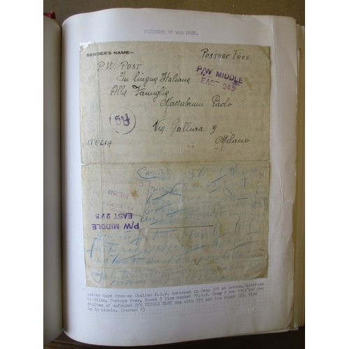 185 - Palestine. British Mandate incl British Forces in Palestine. Range of postal history in 3 albums, in... 