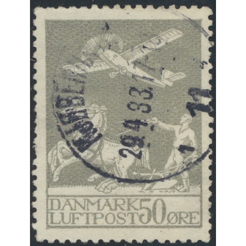 188 - Scandinavia. M/U coln in 1 Hagner binder, incl Aland from 1984 to 2000, Demark incl 1912 GPO 5k U, 1... 