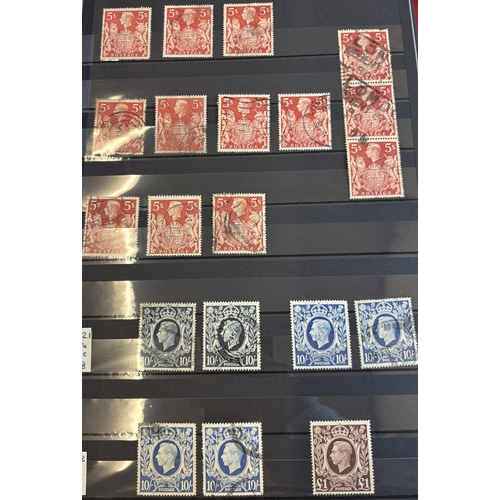 204 - KEVIII-QEII M/U coln in 5 albums, incl 1937-47 set M/U, 1939-48 set used, QEII Wildings range incl m... 