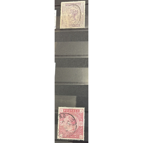 210 - 1840-1892 Mostly used Queen Victoria range in one album, incl 1840 1d black with 3 margins and red M... 