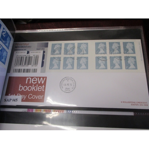 356 - Coln definitives FDCs to 2024 in 8 binders and loose, noting range 'New Booklet' FDCs with Special D... 