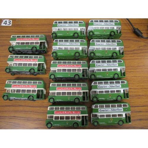 360 - EFE. Collection of 1/76 scale unboxed buses and coaches including Dundee Corporation, Eastern Scotti... 