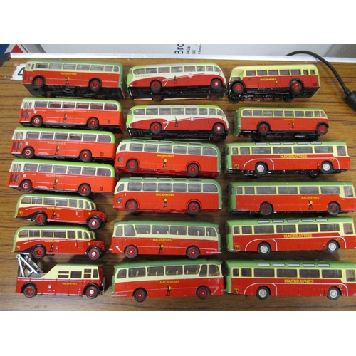 360 - EFE. Collection of 1/76 scale unboxed buses and coaches including Dundee Corporation, Eastern Scotti... 