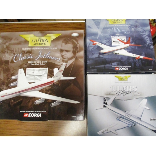 310 - Corgi Aviation Archive. Collection of 1/44 scale including B-17 Fortress No AA31101, Boeing Boac No ... 