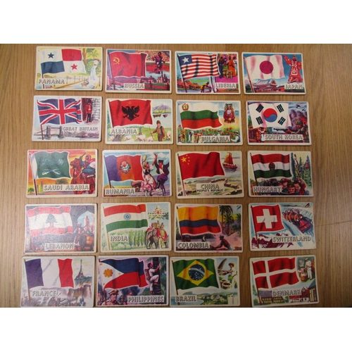 1 - Collection with loose part sets and odds including A & BC Flags of The World, Funny Valentine, Playe... 